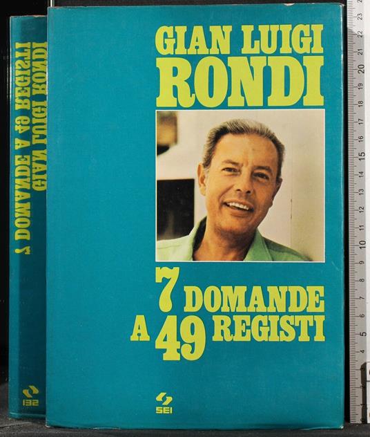 7 Domande a 49 Registi - Gian Luigi Rondi - copertina