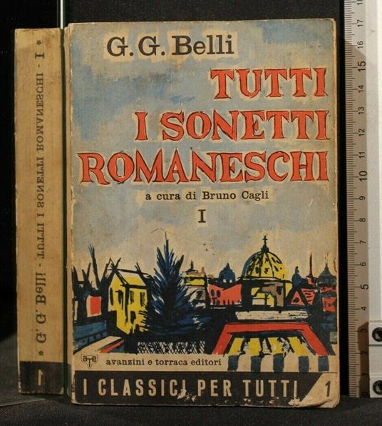 Tutti I Sonetti Romaneschi Vol 1 - Gioachino Belli - copertina