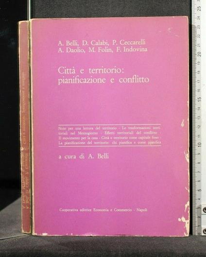 Città e Territorio: Pianificazione e Conflitto - Gioachino Belli - copertina