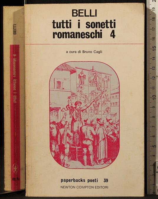 Tutti i sonetti romaneschi. Vol 4 - Gioachino Belli - copertina