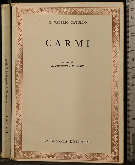 Carmi - G. Valerio Catullo - copertina