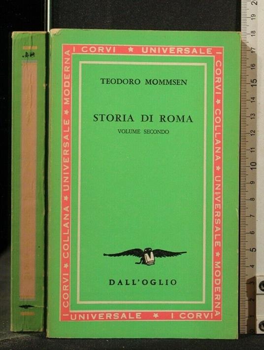Storia di Roma Vol 2 - Theodor Mommsen - copertina