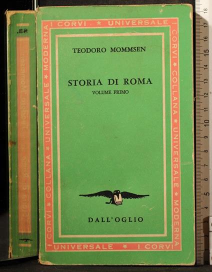 Storia di roma. Vol 1 - Theodor Mommsen - copertina