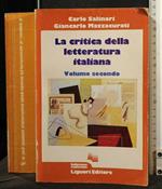 La Critica Della Letteratura Italiana Vol 2