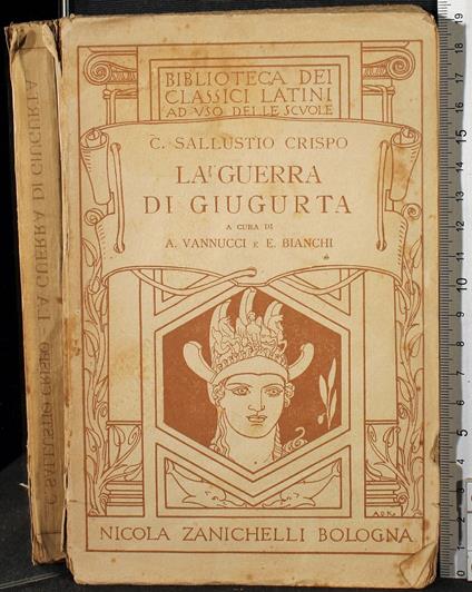 La guerra di giugurta - C. Crispo Sallustio - copertina