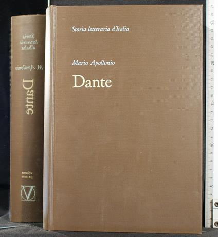 Storia Letteraria D'Italia. Dante. Vol 1 - Mario Apollonio - copertina