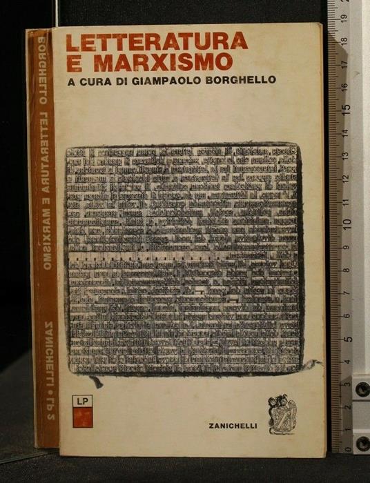 Letteratura e Marxismo - Giampaolo Borghello - copertina