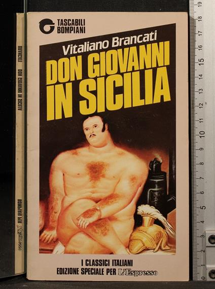 Don Giovanni in Sicilia - Vitaliano Brancati - copertina