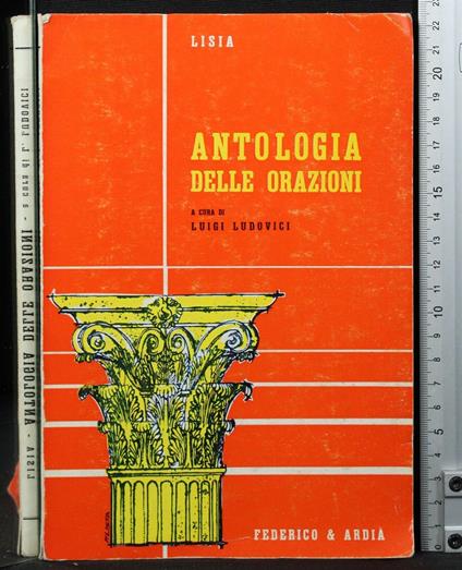 Antologia delle orazioni - Lisia - copertina