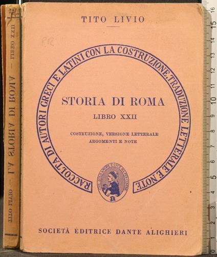 Storia di Roma. Libro Xxii - Tito Livio - copertina