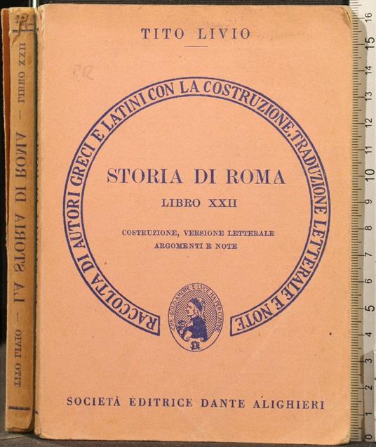 Storia di Roma. Libro Xxii - Tito Livio - copertina