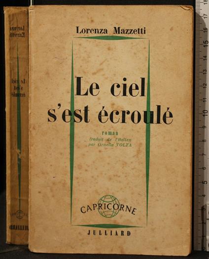 Le Ciel S'Est Ecroulé - Lorenza Mazzetti - copertina