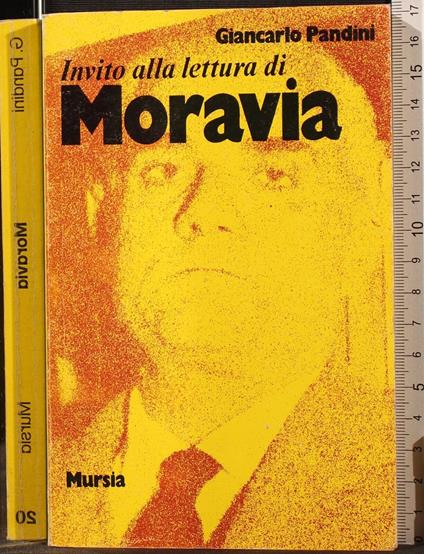 Invito alla lettura di Moravia - Giancarlo Pandini - copertina