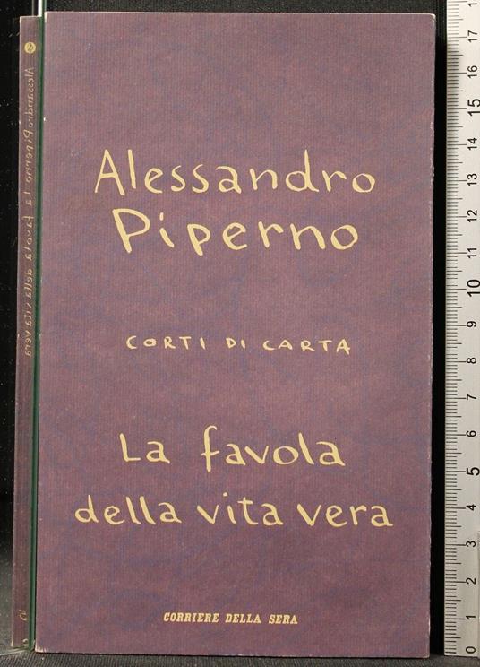 La Favola Della Vita - Alessandro Piperno - copertina