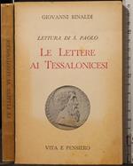 Le Lettere Ai Tessalonicesi