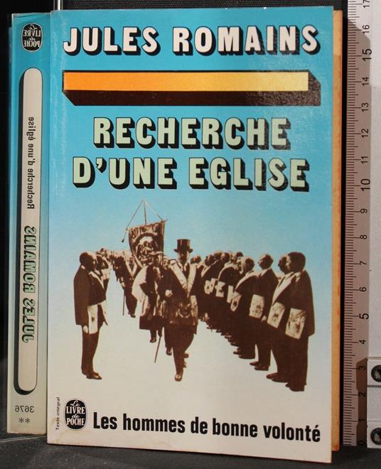 Recherche D'Une - Jules Romains - copertina