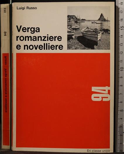 Verga Romanziere e Novelliere - Russo - copertina