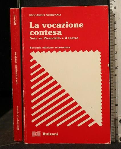 La Vocazione Contesa - Riccardo Scrivano - copertina