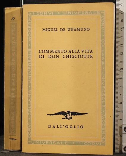 Commento alla vita di Don Chisciotte - Miguel de Unamuno - copertina