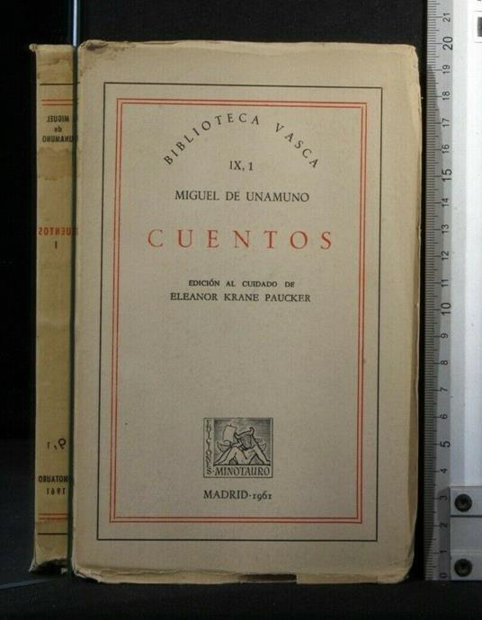 Cuoentos - Miguel de Unamuno - copertina