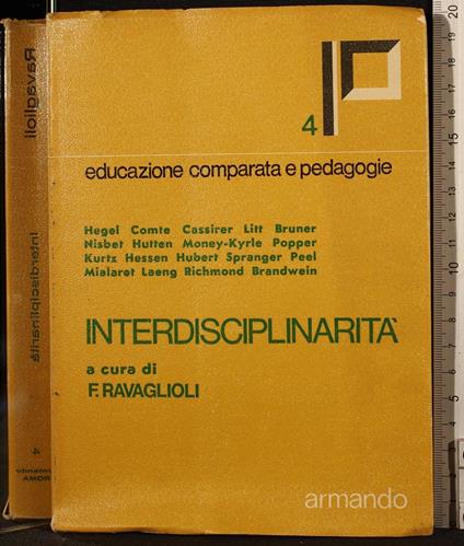 Interdisciplinarità - Friedrich Hegel - copertina