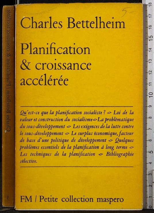 Planification & croissance acceleree - Charles Bettelheim - copertina
