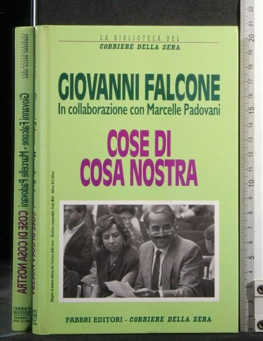 Cose di Cosa Nostra - Giovanni Falcone - copertina