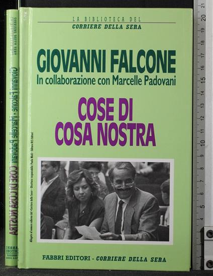 Cose di cosa nostra - Giovanni Falcone - copertina