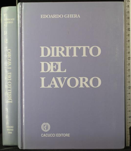 Diritto del lavoro - Edoardo Ghera - copertina