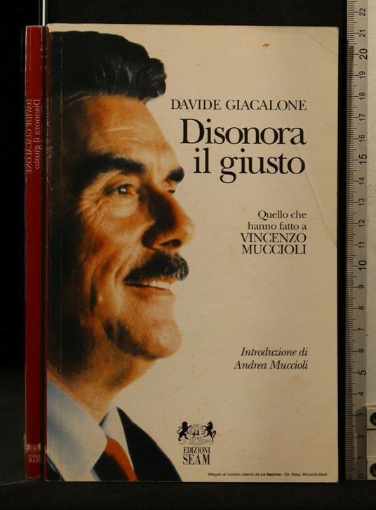 Disonora Il Giusto - Davide Giacalone - copertina