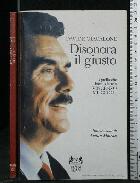 Disonora Il Giusto - Davide Giacalone - copertina