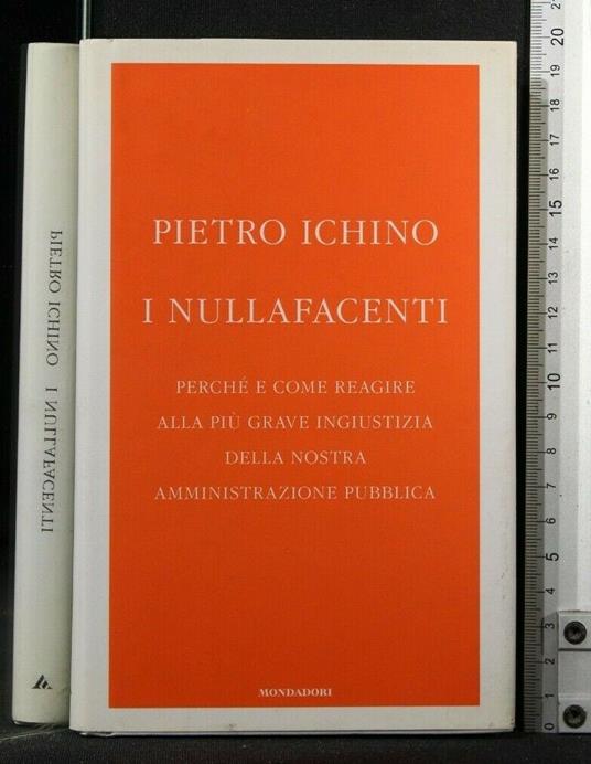 I Nullafacenti - Pietro Ichino - copertina