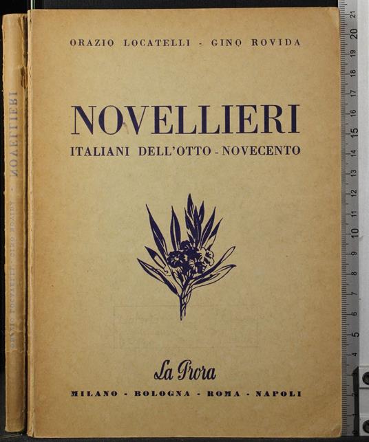 Novellieri. Italiani dell'otto-novecento - Locatelli - copertina