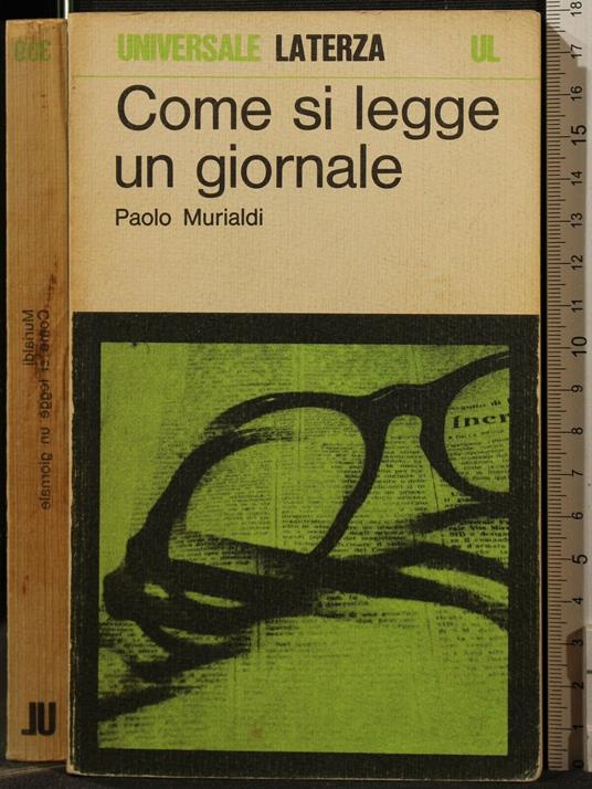 Come Si Legge Un Giornale - Paolo Murialdi - copertina