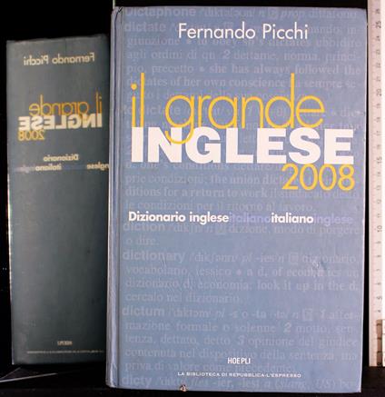 Il grande inglese 2008 - Fernando Picchi - copertina