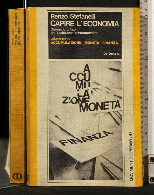 Capire L'Economia Volume 1 - Renzo Stefanelli - copertina