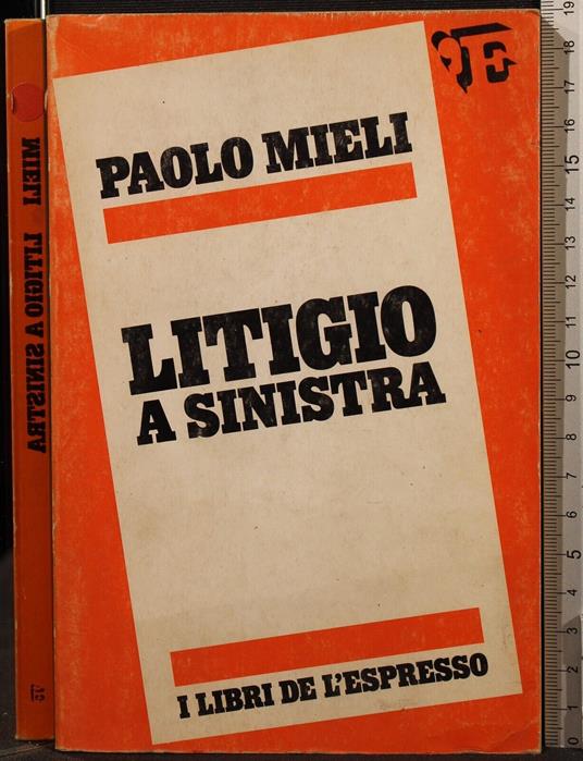 Litigio a Sinistra - Paolo Mieli - copertina