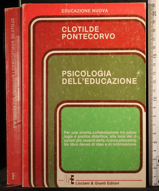 Psicologia dell'educazione - Clotilde Pontecorvo - copertina