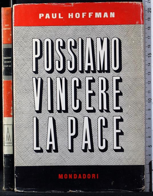 Possiamo vincere la pace - Paul Hoffman - copertina