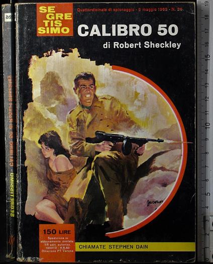 Calibro 50 - Robert Sheckley - copertina