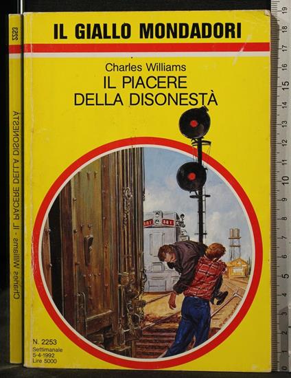 Il Piacere Della Disonestà - Charles Williams - copertina