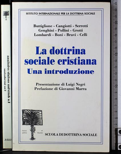 Dottrina sociale cristiana.Una introduzione - Rocco Buttiglione - copertina