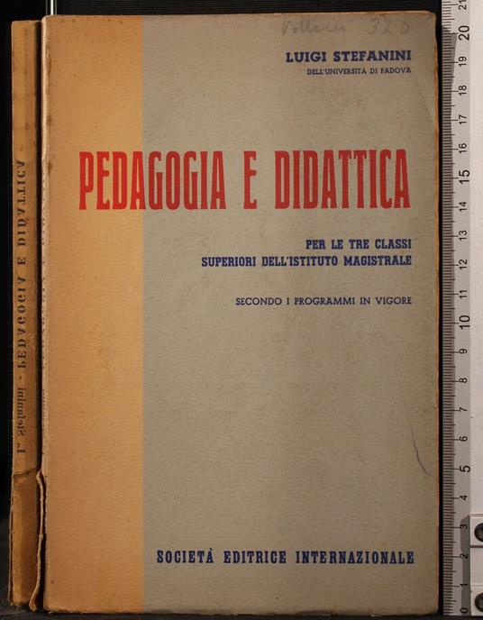 Pedagogia E - Luigi Stefanini - copertina