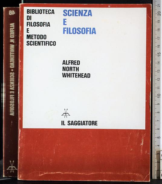 Scienza e filosofia - Alfred North Whitehead - copertina