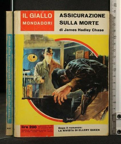 Assicurazione Sulla Morte - James H. Chase - copertina