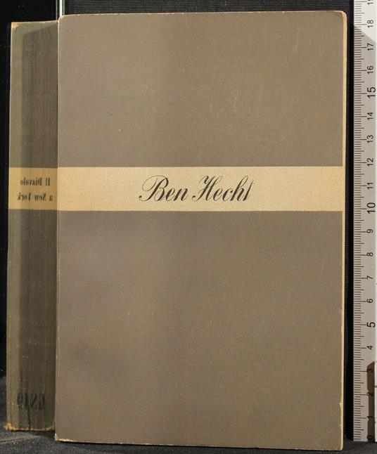 Il Diavolo a New - Ben Hecht - copertina