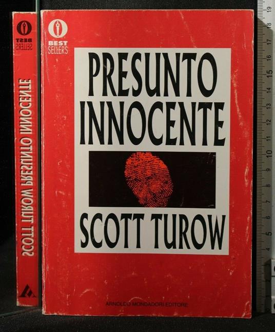 Presunto Innocente - Scott Turow - copertina