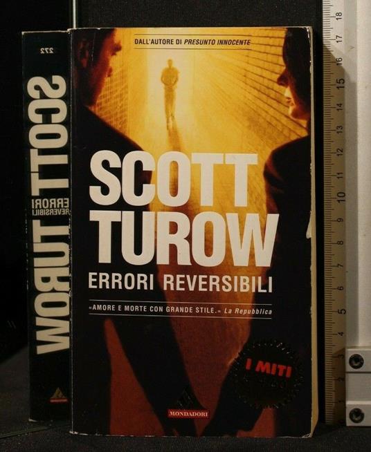 Errori Reversibili - Scott Turow - copertina