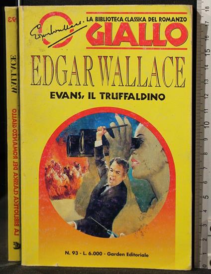 Evans, Il Truffaldino - Edgar Wallace - copertina