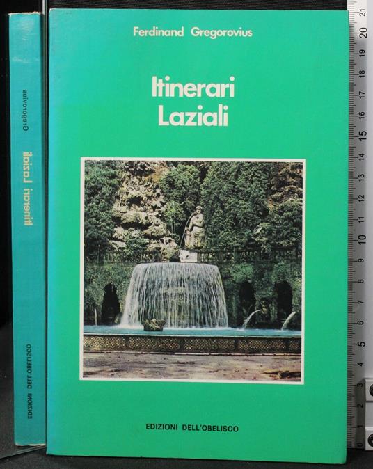 Itinerari laziali - Ferdinand Gregorovius - copertina